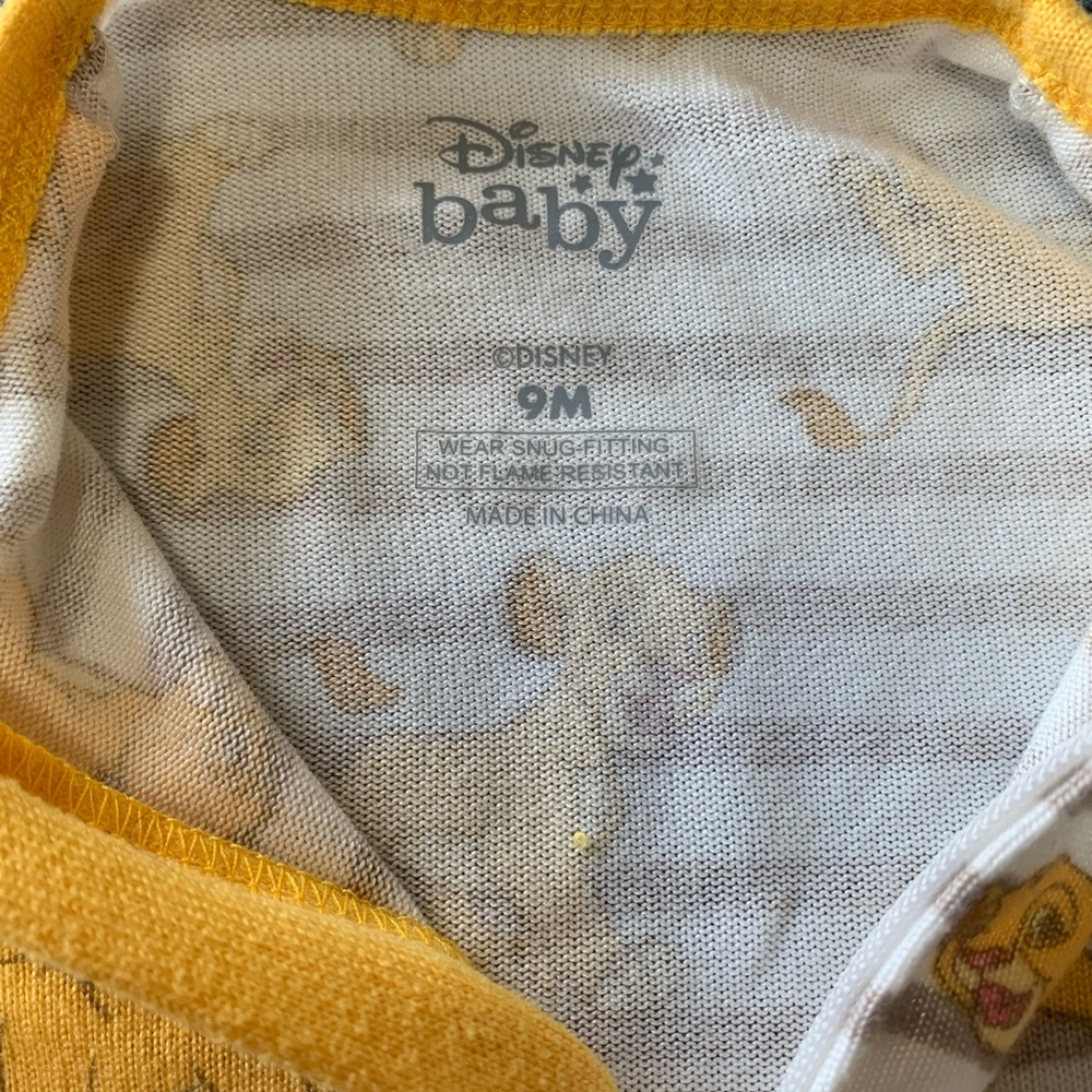 Disney baby onesie closed toed lion king pajama. Brand new- never worn.
